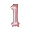 Light Pink Foil Matte Number 1