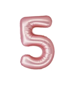 Light Pink Foil Matte Number 5