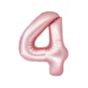 Light Pink Foil Matte Number 4