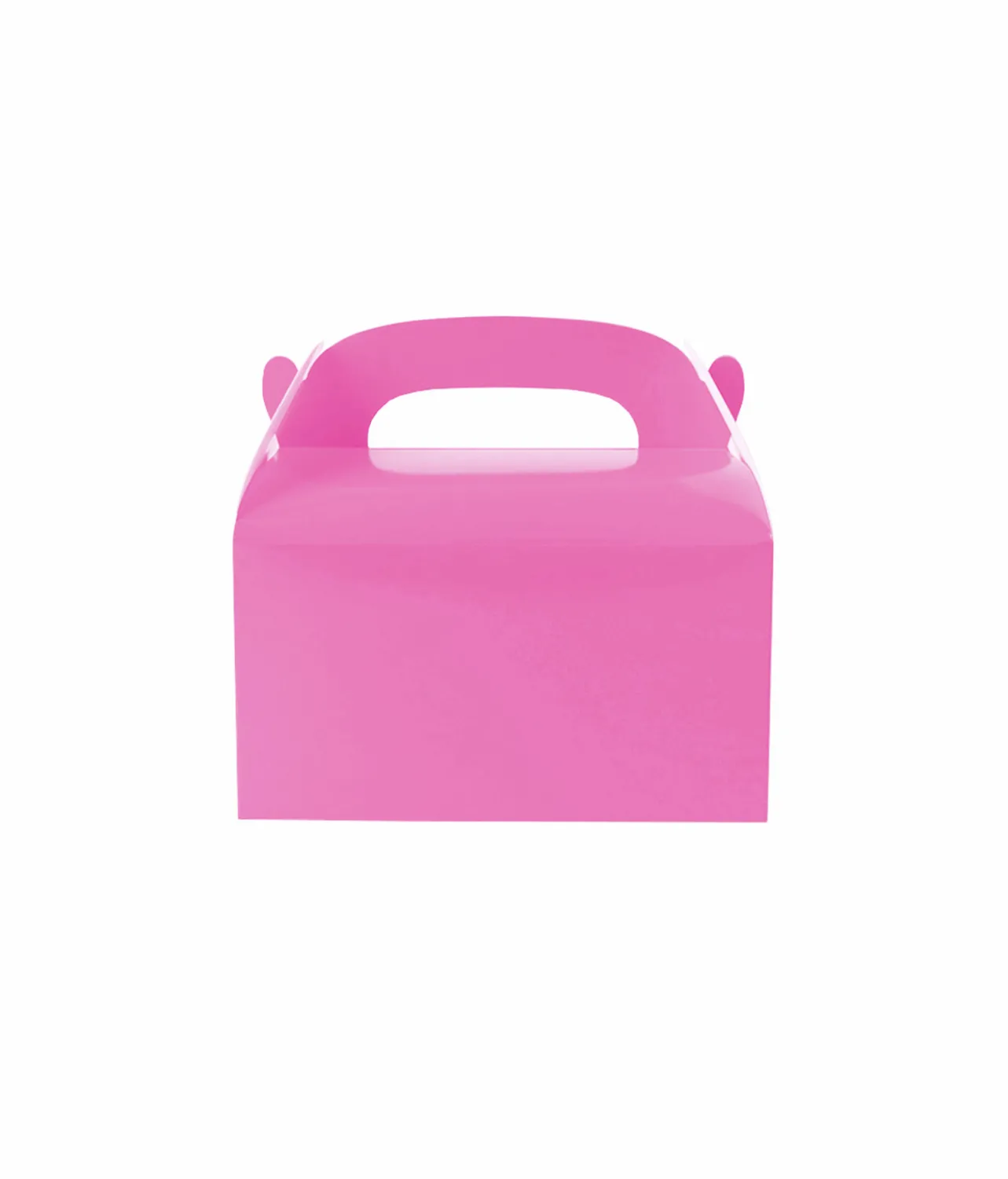 Light Pink Paper Treat Box 6pc (Side Seal)