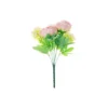 Light Pink Peony 5 Head Bunch 40cm