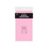 Light Pink Round Plastic Tablecover 213x213cm