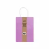 Light Purple Medium Paper Bag 3pcs