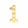 Light Up Number 1 Warm White LED