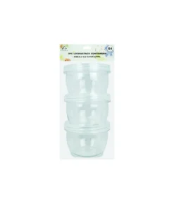 Lock & Stack Container 6.4cm 3pk