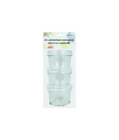 Lock & Stack Container 4cm 3pk