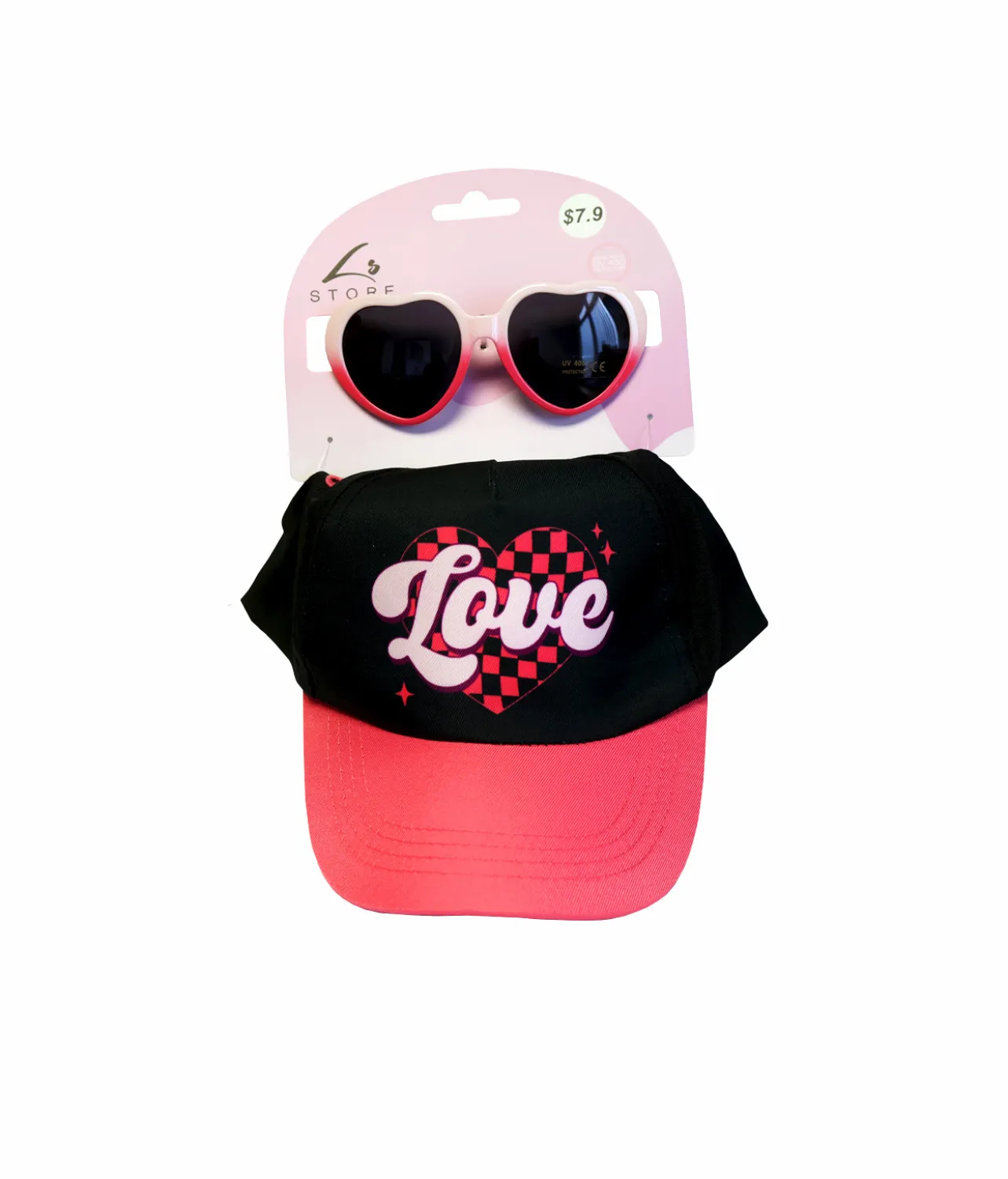 Love Cap And Glasses Set