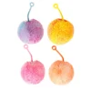 Luminous Fluffy Hairy Ball 8cm Assorted