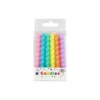 Macaron Colour Candles 8cm 6pk