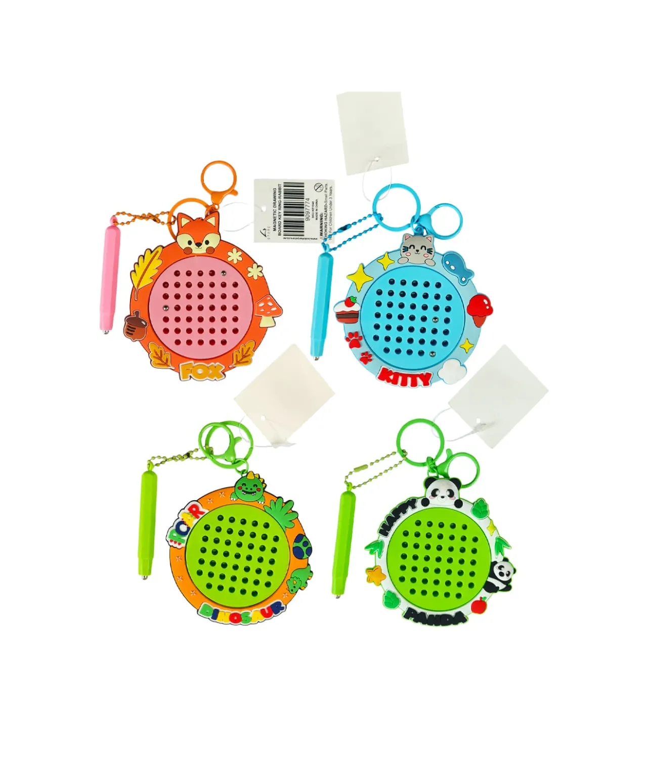 Magnetic Drawing Board Keychain Assorted 8cm