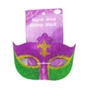 Mardi Gras Glitter Mask