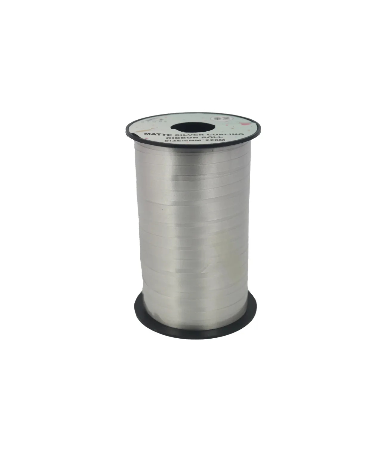 Matte Silver PP Ribbon Roll 228m