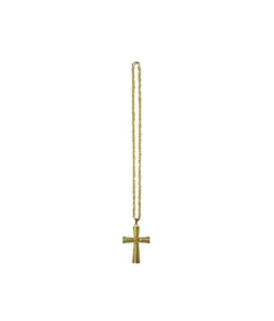 Metal Bling Necklace Gold Cross