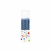 Metallic Light Blue Candles 12pk