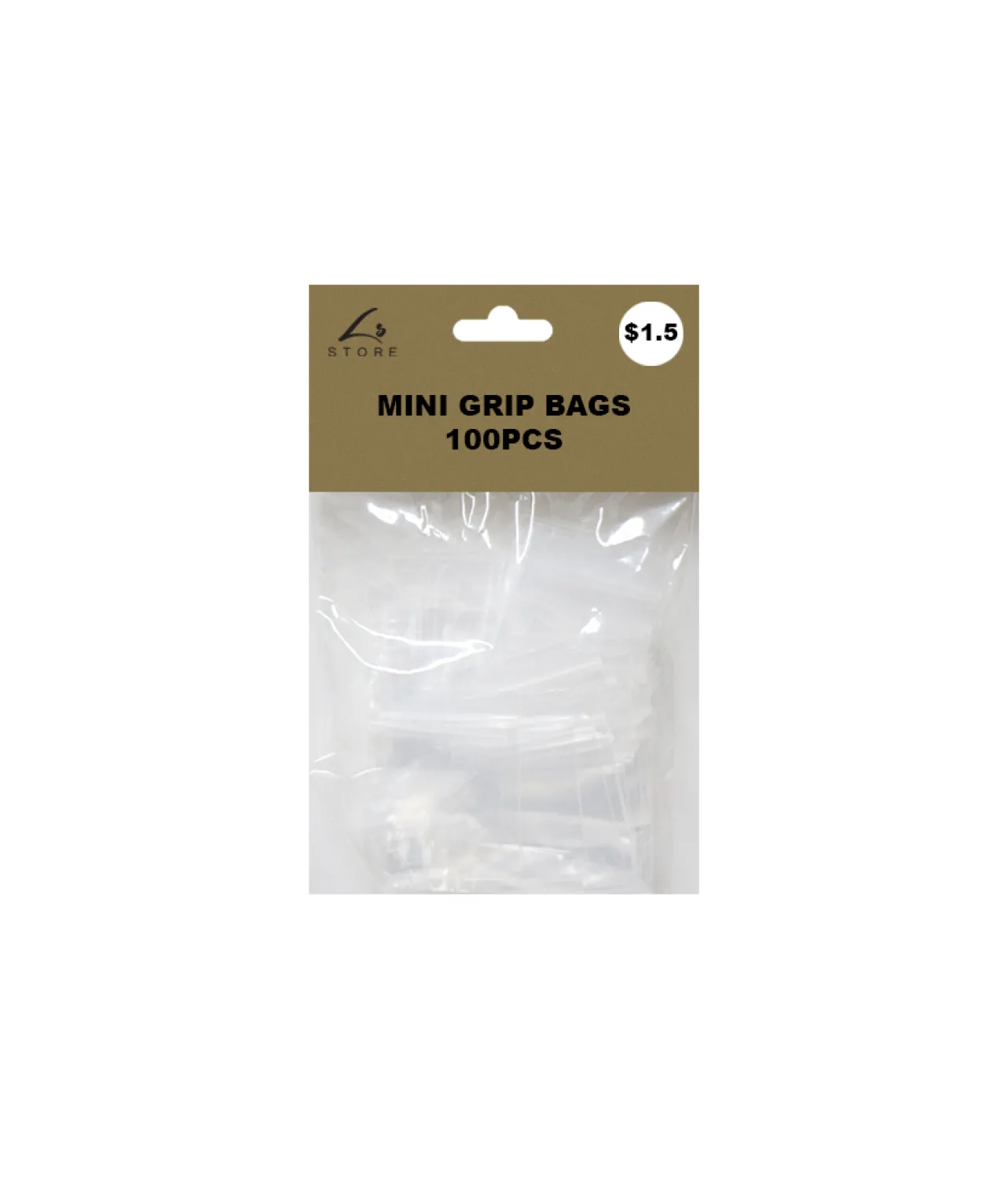 Mini Grip Bags 100pc