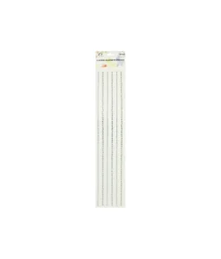 Mixed Size Diamonte Strip Stickers 6pk