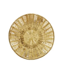Natural Bamboo Round Basket 30cm