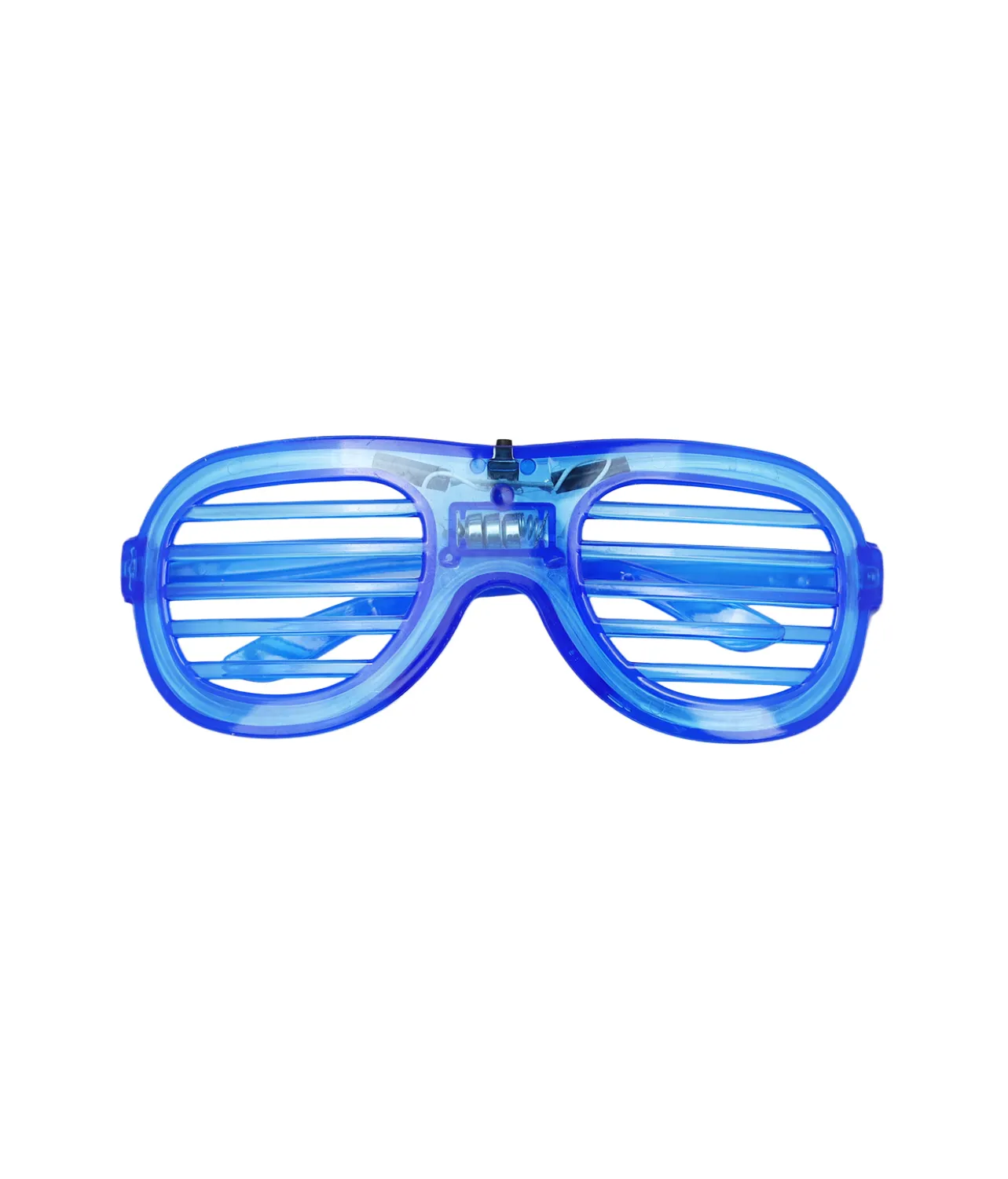 Neon Blue LED Shutter Glasses 15.5 x 6cm