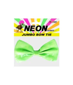 Neon Green Jumbo Bow Tie