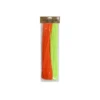Neon Green & Orange Mixed Chenille Stems 30cm