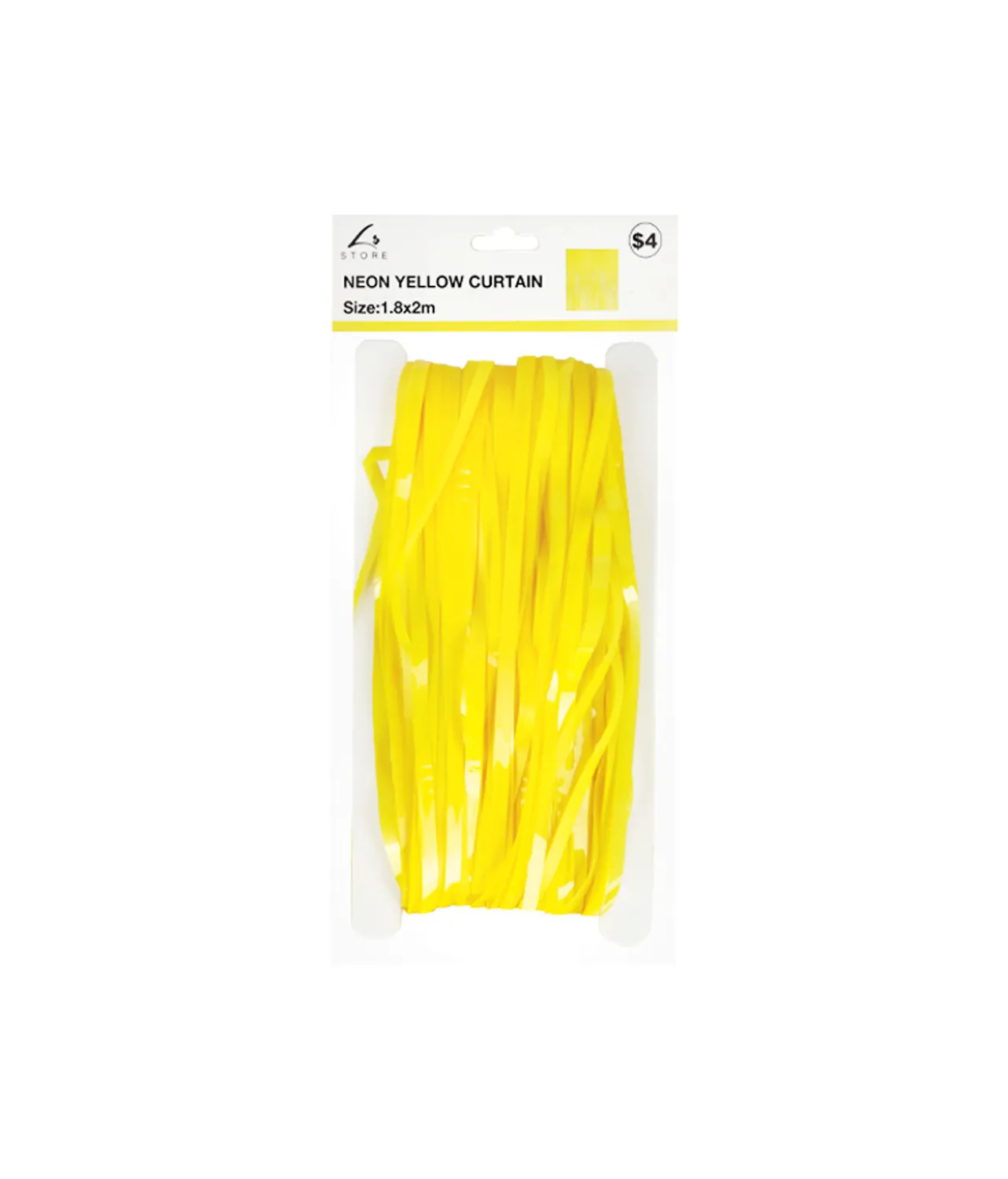Neon Yellow Backdrop 2×1.8m
