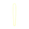 Neon Yellow Beads Necklace