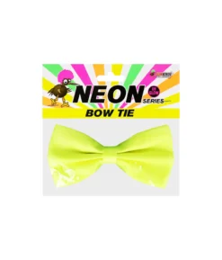 Neon Yellow Bow Tie