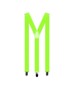 Neon Yellow Suspenders