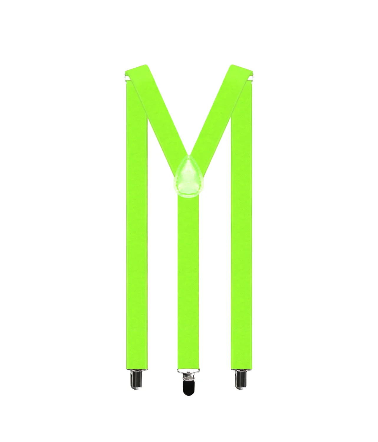 Neon Yellow Suspenders