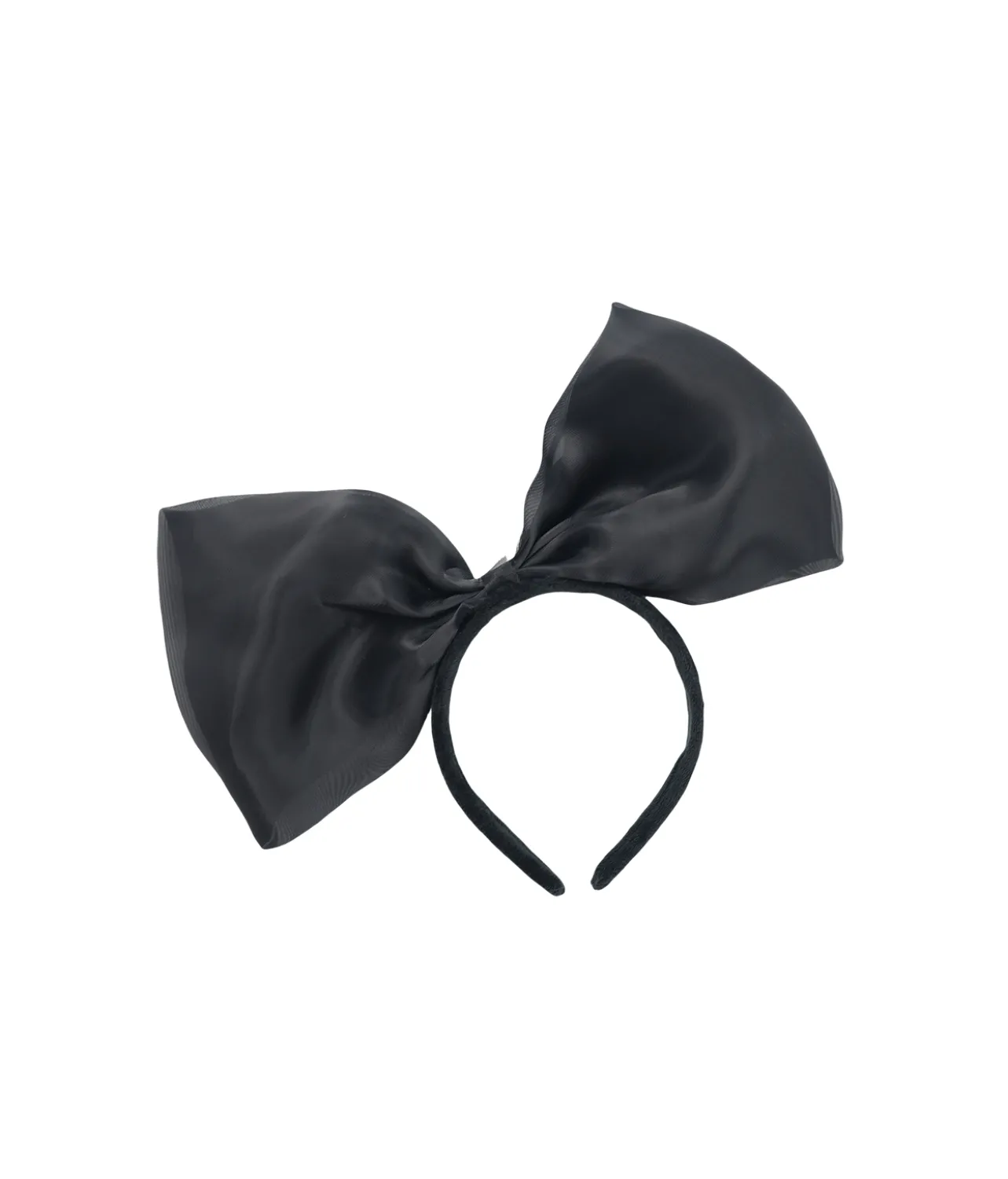 Net Black Bow Headband 30cm