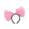 Net Light Pink Bow Headband 30cm