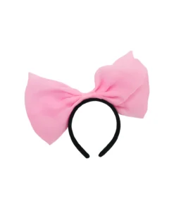Net Light Pink Bow Headband 30cm