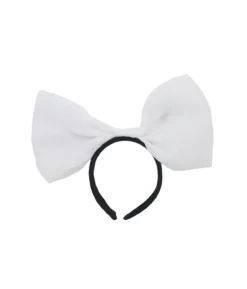 Net White Bow Headband 30cm