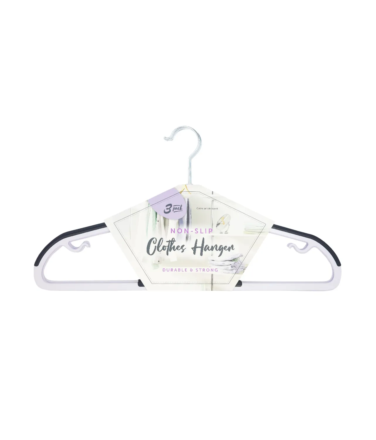 Non-Slip Coat Hanger 3pk
