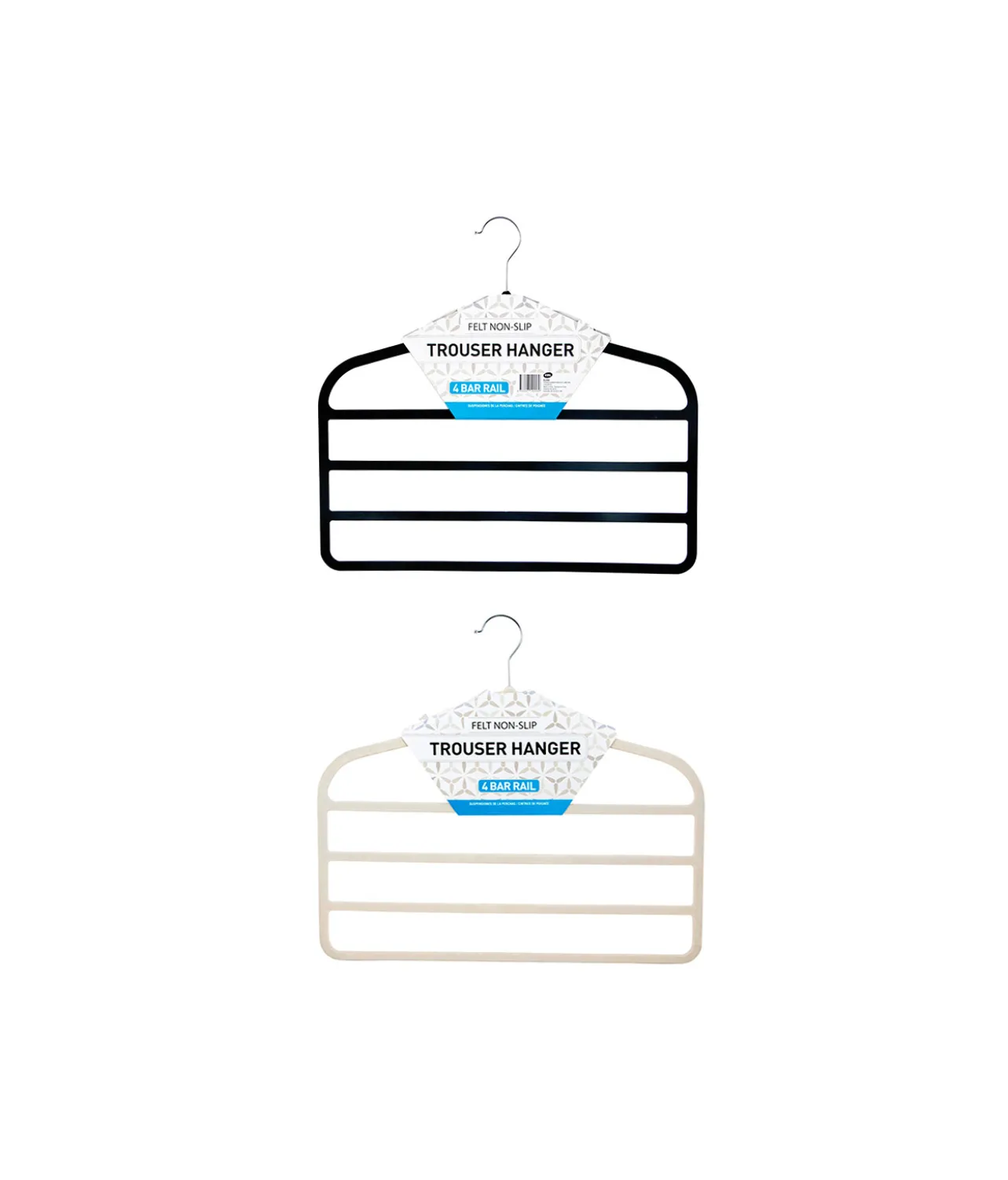Non-Slip Trouser Hanger Assorted