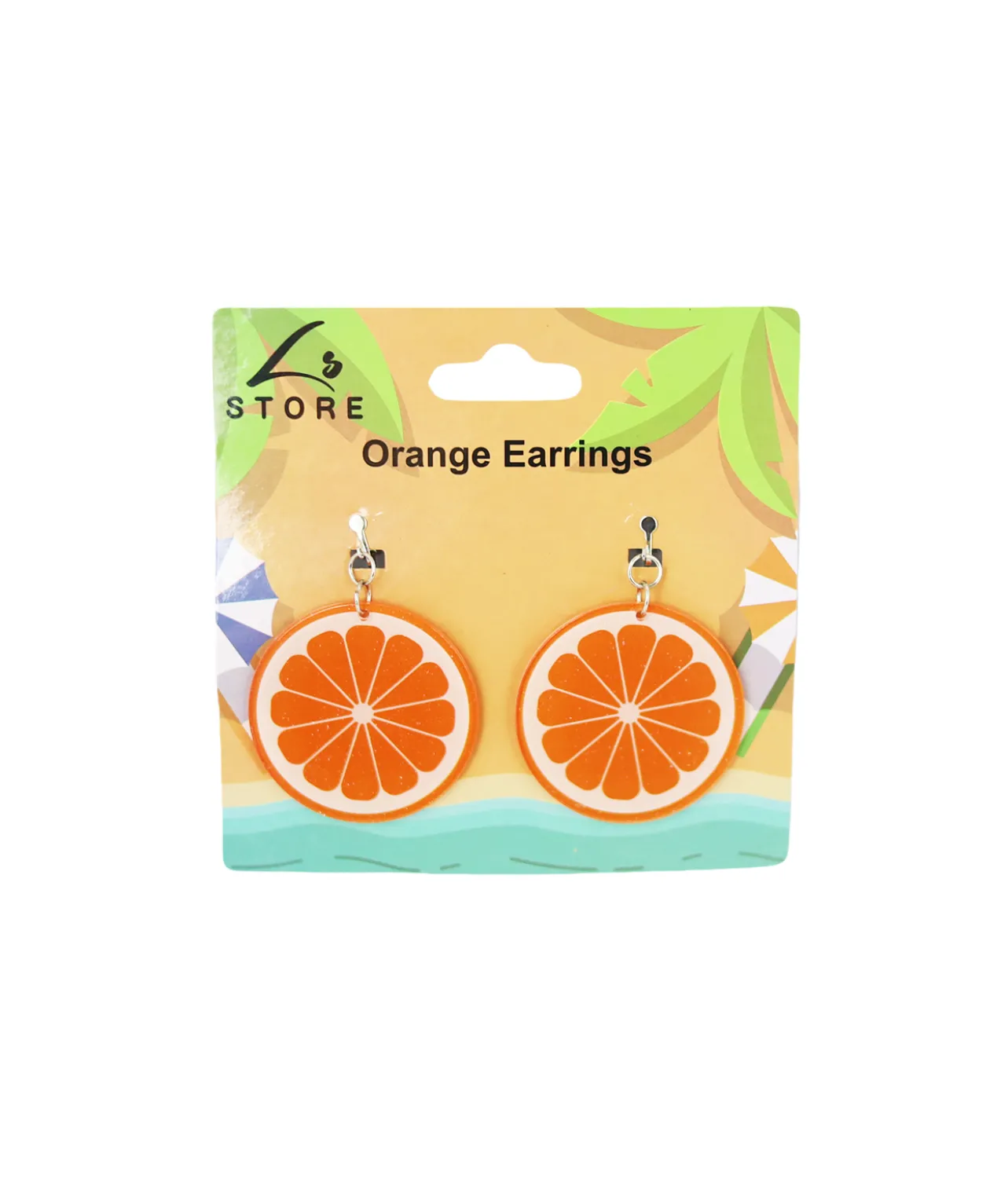 Orange Earrings 5.5cm