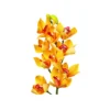 Orange Orchid With Pink Stamen 71cm