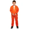 Orange Overalls Child