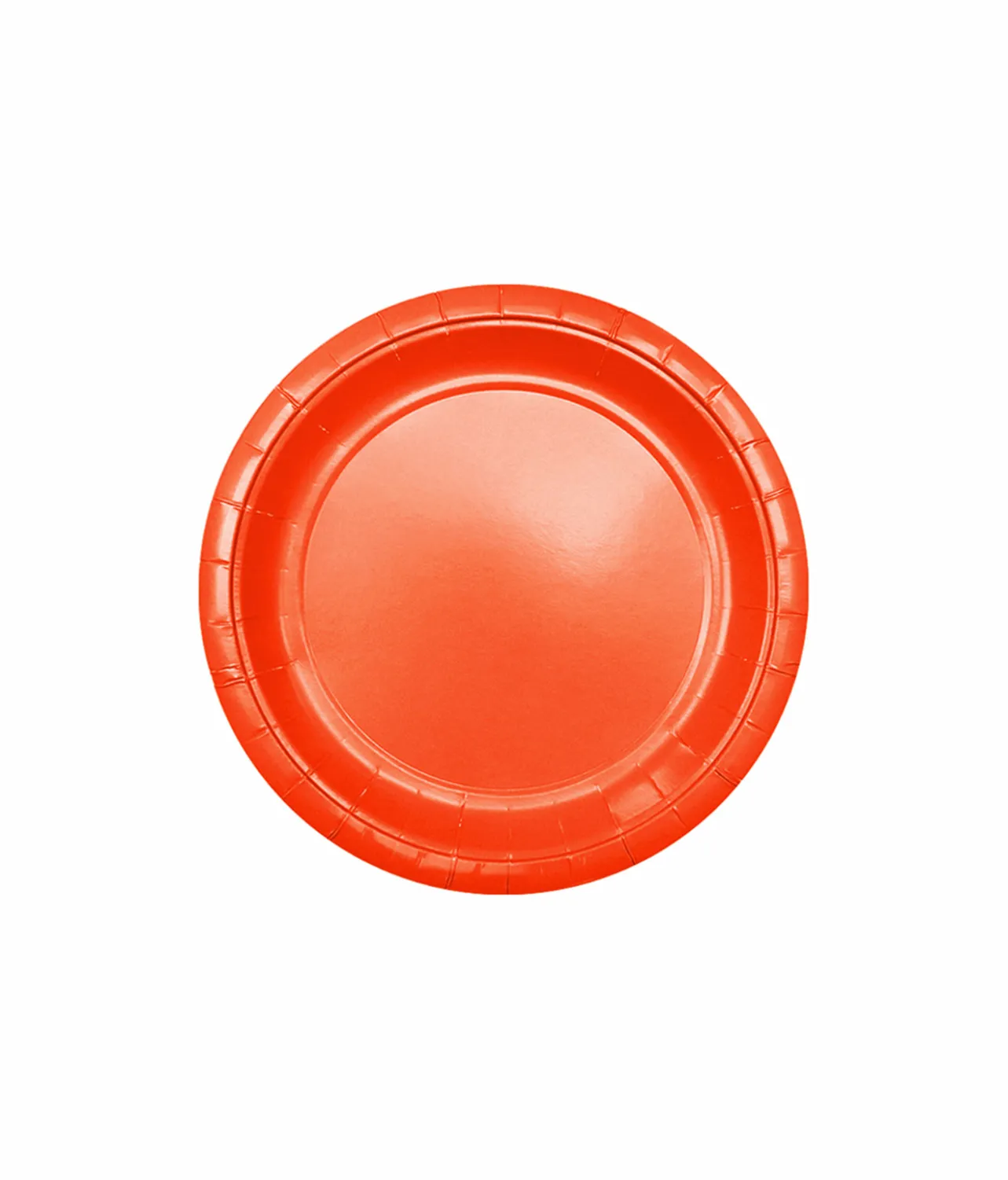 Orange Paper Plates 12x9in