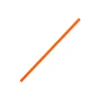 Orange Paper Straws 25pk