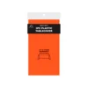 Orange Plastic Tablecover 3pk