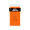 Orange Round Plastic Tablecover 213x213cm