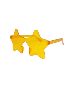 Orange Star Shape Glasses