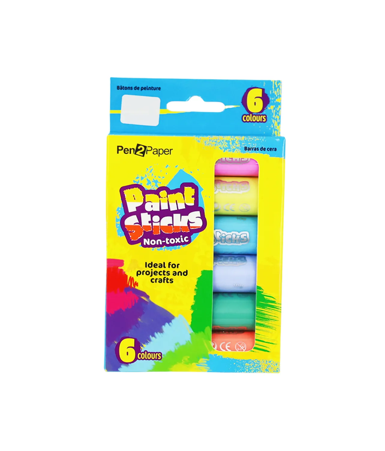 Paint Sticks Pen 6 Pack