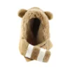 Panda Fluffy Windproof Hat and Scarf