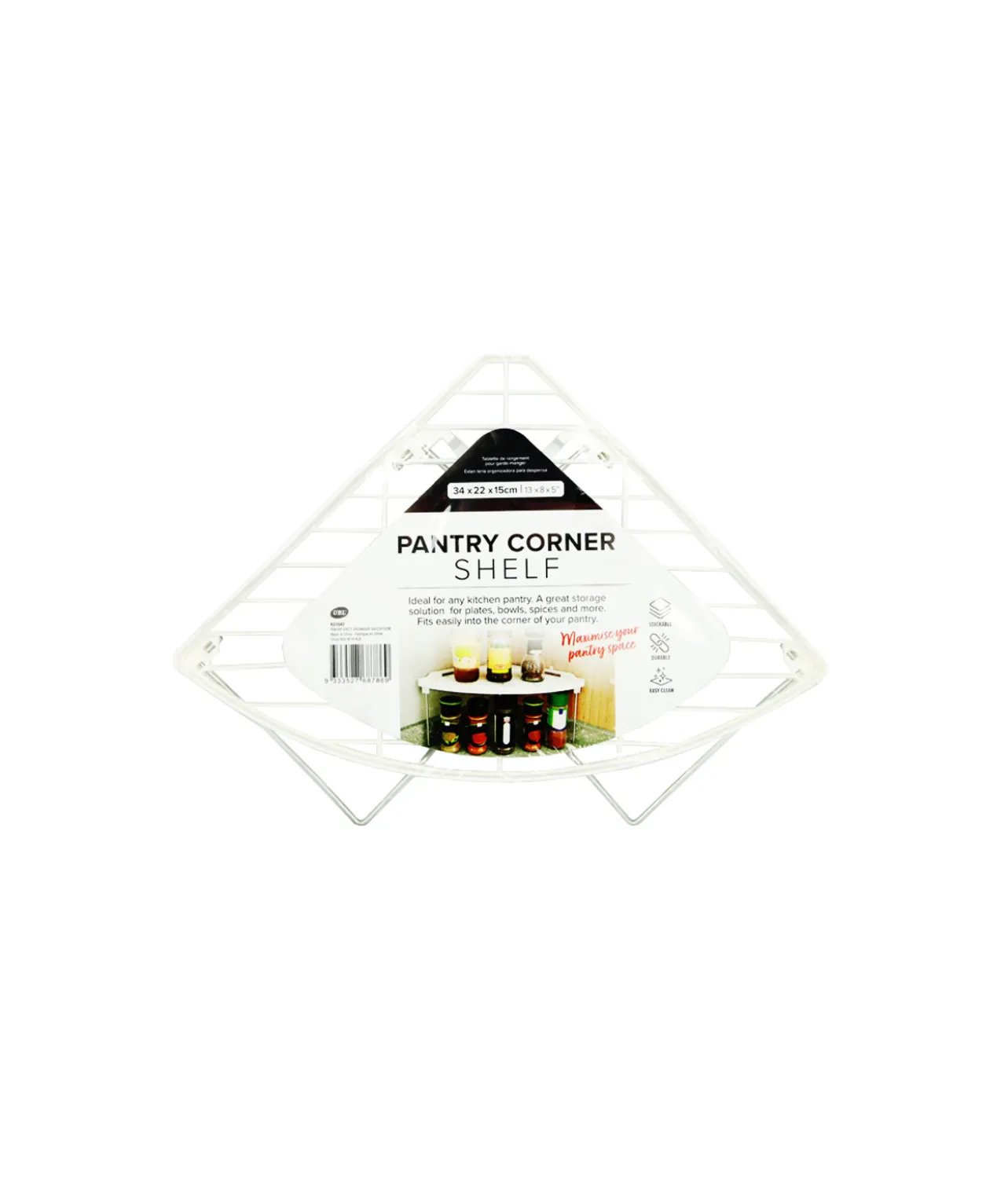 Pantry Corner Shelf Organizer