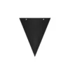 Paper Flag Banner With Ribbon Black 8pk