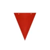 Paper Flag Banner With Ribbon Red 8pk