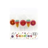 Party Donut Candles 5pk