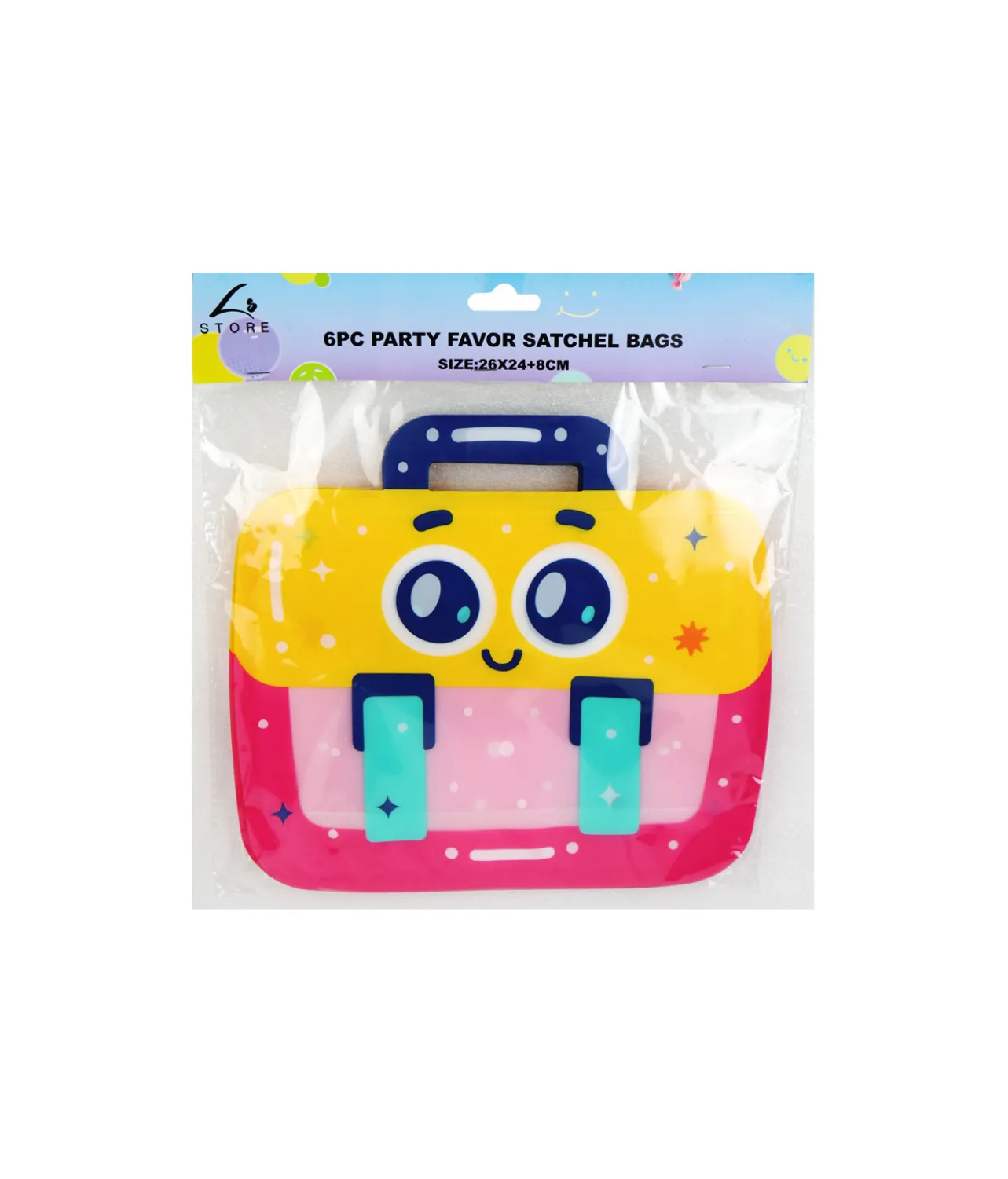 Party Favor Satchel Bags 6pk
